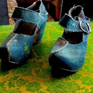 COPY - Fluevogs- Prepares Platform Mary Janes 8.5